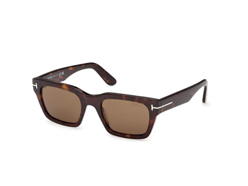 Sunglasses Tom Ford Andy-02 FT1333 (52J) color avana scura shape square lenses roviex