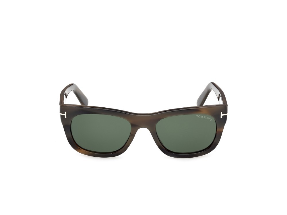 Sunglasses Tom Ford Marshall-02 FT1334 (55N) color avana colorata  shape rectangle lenses verde
