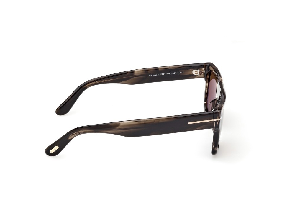 Sunglasses Tom Ford Cyrus-02 FT1337 (55J) color avana colorata shape square lenses roviex