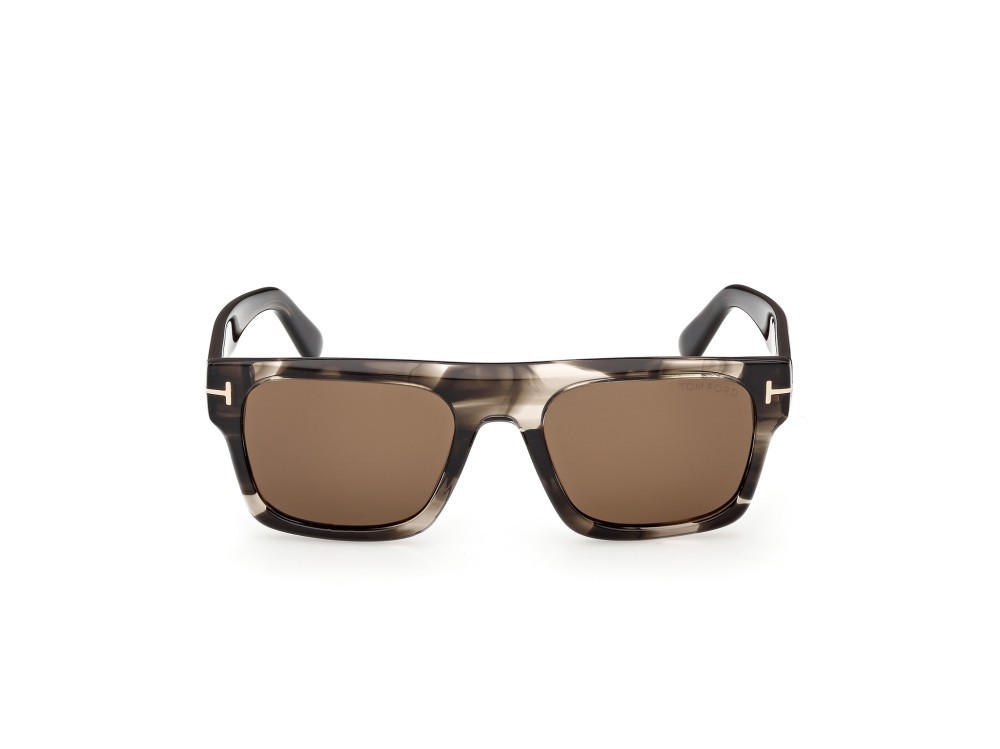 Sunglasses Tom Ford Cyrus-02 FT1337 (55J) color avana colorata shape square lenses roviex