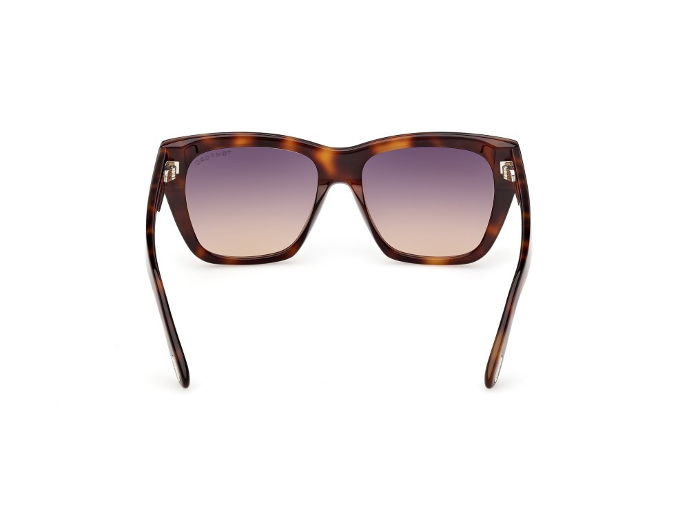 Sunglasses Tom Ford Flynn-02 FT1343 (53B) color avana bionda  shape butterfly lenses fumo gradiente