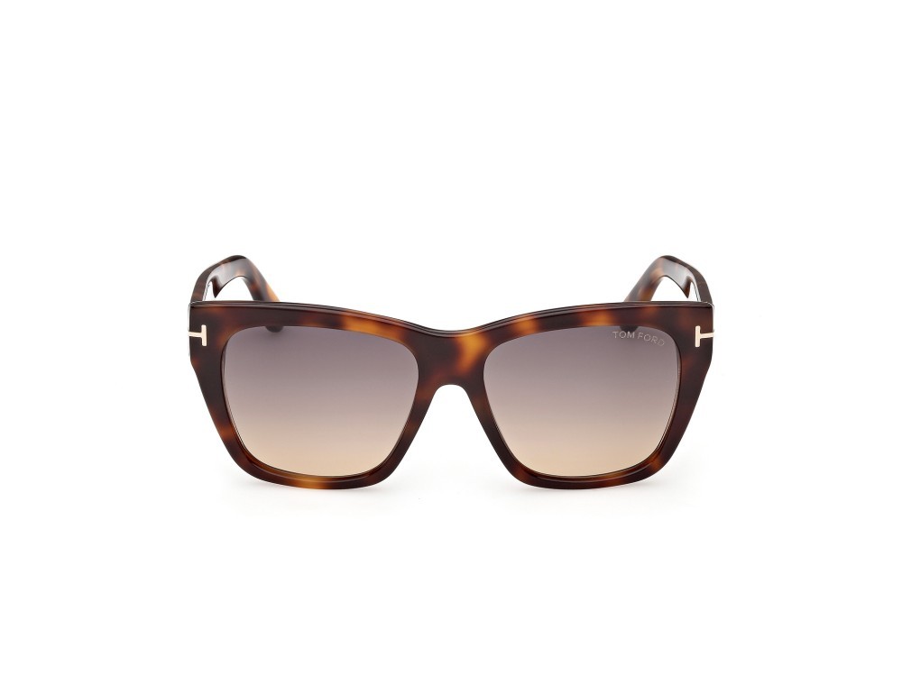 Sunglasses Tom Ford Flynn-02 FT1343 (53B) color avana bionda  shape butterfly lenses fumo gradiente