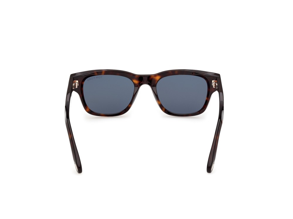 Sunglasses Tom Ford Caleb-02 FT1357 (52A) color avana scura shape square lenses fumo