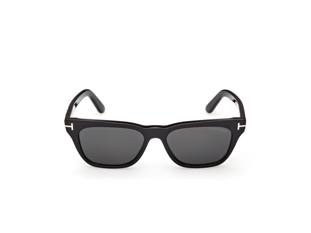 Occhiali da sole Tom Ford Penn-02 FT1362 (01A) colore nero lucido  forma rettangolare lenti fumo