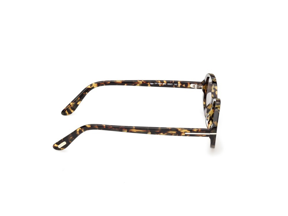 Sunglasses Tom Ford Iggy-02 FT1364 (55C) color avana colorata shape oval lenses fumo specchiato