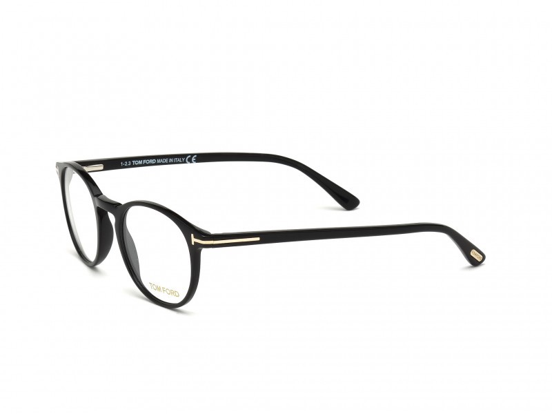 Occhiali da vista Tom Ford FT5294 (001) colore nero lucido forma rotondo 