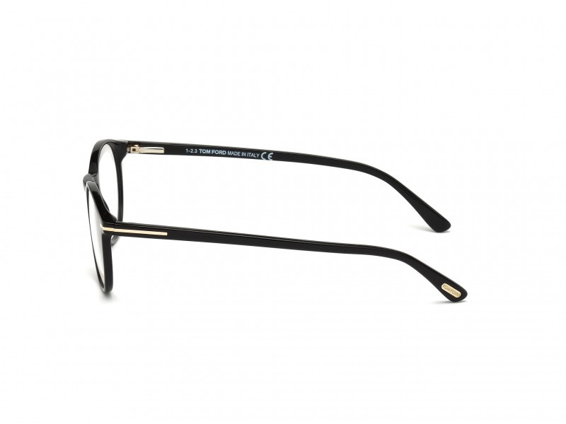 Occhiali da vista Tom Ford FT5294 (001) colore nero lucido forma rotondo 