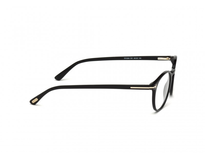 Occhiali da vista Tom Ford FT5294 (001) colore nero lucido forma rotondo 