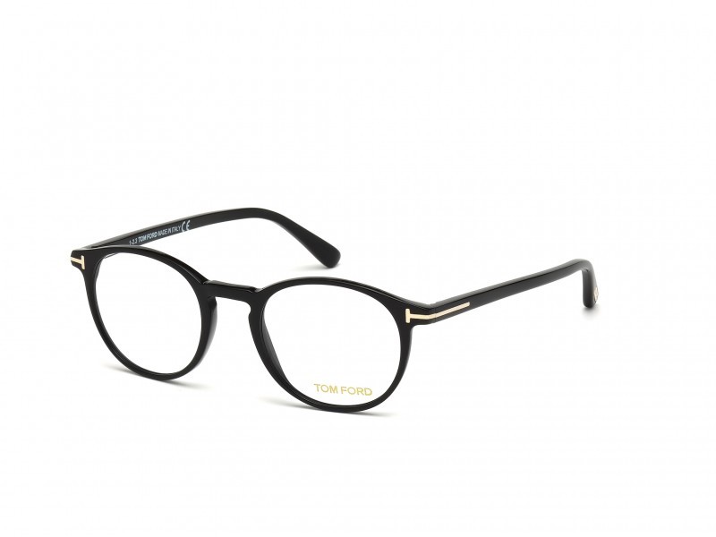 Occhiali da vista Tom Ford FT5294 (001) colore nero lucido forma rotondo 
