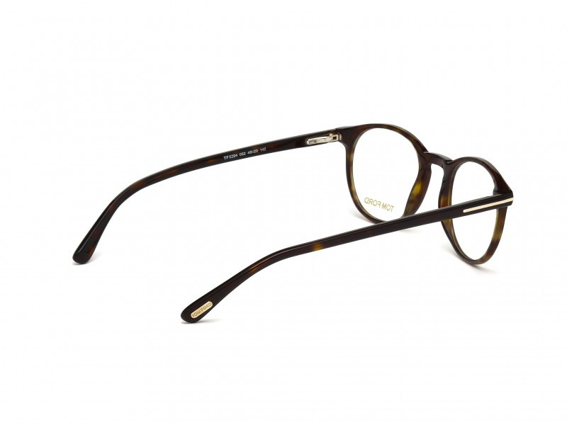 Occhiali da vista Tom Ford FT5294 (052) colore avana scura forma rotondo 