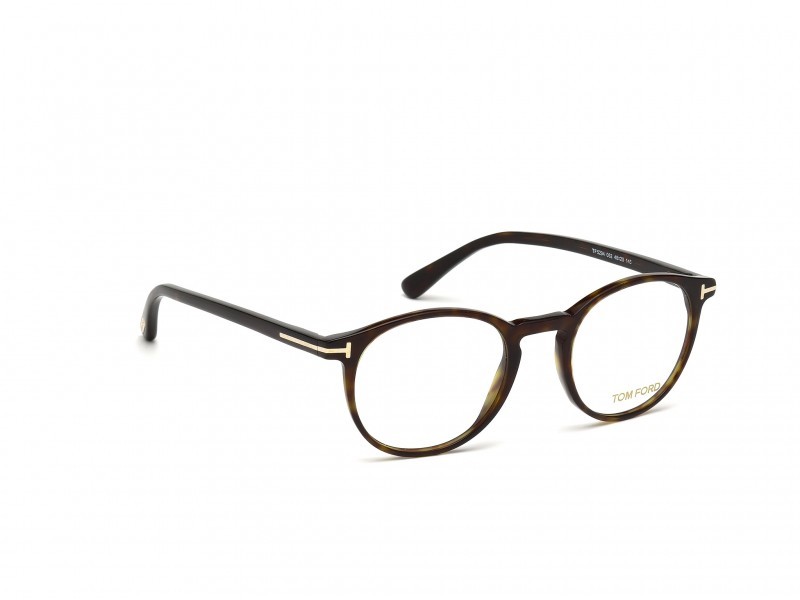 Occhiali da vista Tom Ford FT5294 (052) colore avana scura forma rotondo 