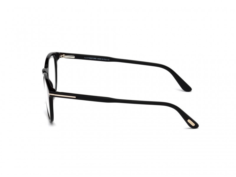 Occhiali da vista Tom Ford FT5401 (001) colore nero lucido forma rotondo 
