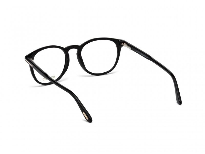 Occhiali da vista Tom Ford FT5401 (001) colore nero lucido forma rotondo 