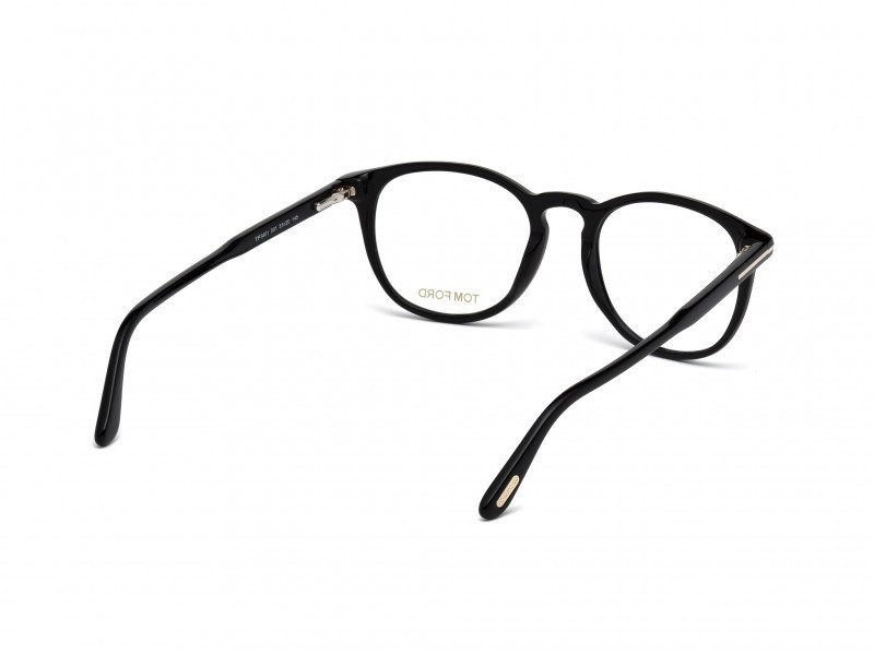 Occhiali da vista Tom Ford FT5401 (001) colore nero lucido forma rotondo 