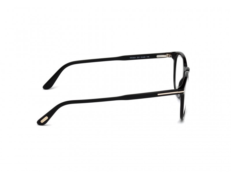 Occhiali da vista Tom Ford FT5401 (001) colore nero lucido forma rotondo 