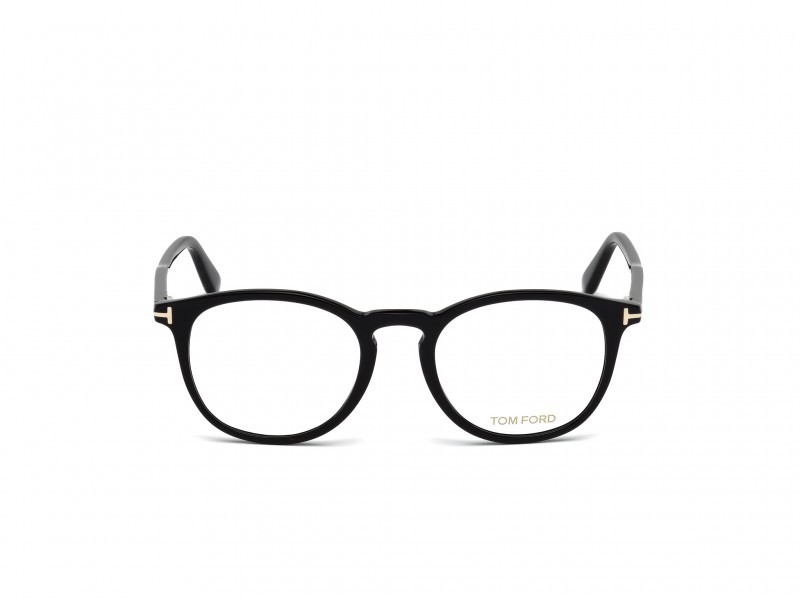 Occhiali da vista Tom Ford FT5401 (001) colore nero lucido forma rotondo 