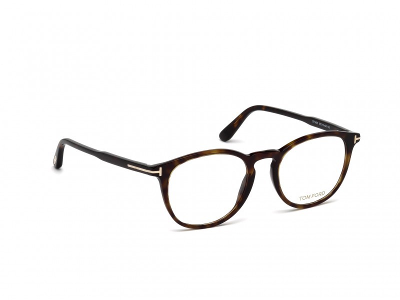 Brillen Tom Ford FT5401 (052) farbe avana scura form rund 