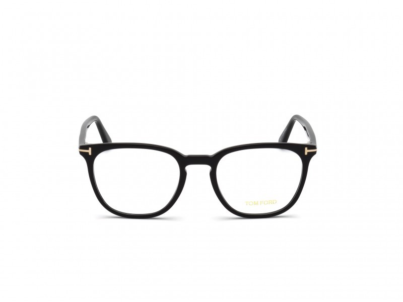 Occhiali da vista Tom Ford FT5506 (001) colore nero lucido forma geometrico 