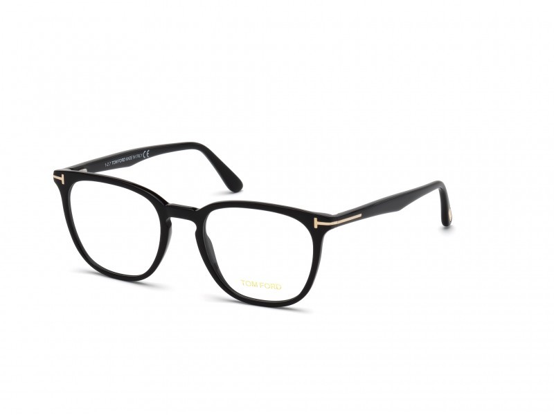 Occhiali da vista Tom Ford FT5506 (001) colore nero lucido forma geometrico 