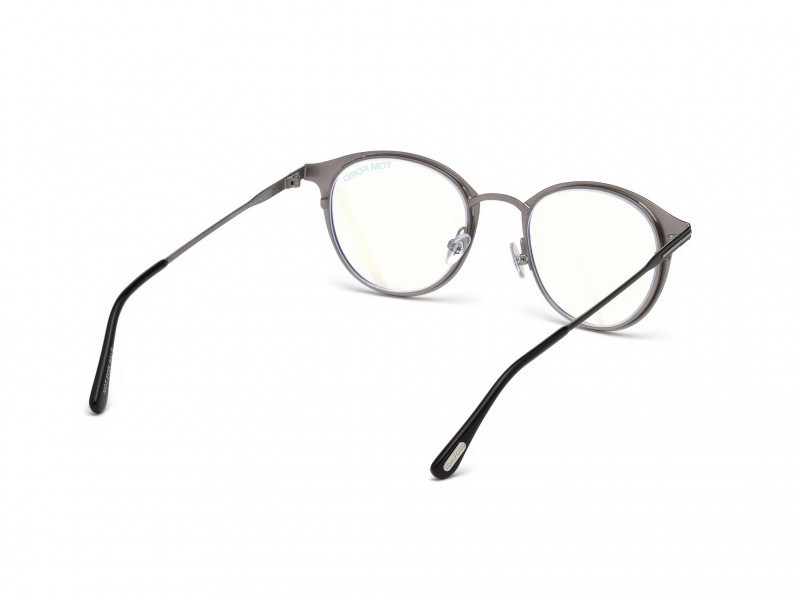 Eyeglasses Tom Ford FT5528-B (001) color nero lucido shape oval 