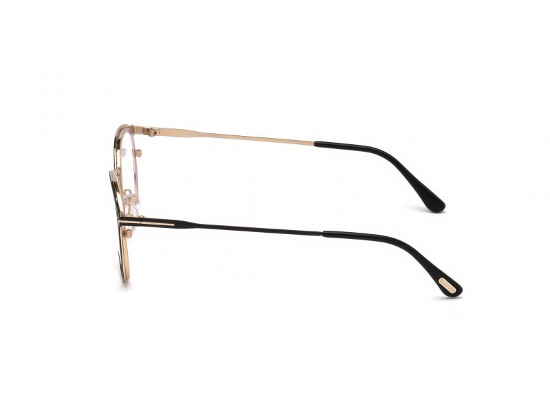 Eyeglasses Tom Ford  FT5528-B (002) color nero opaco shape oval 