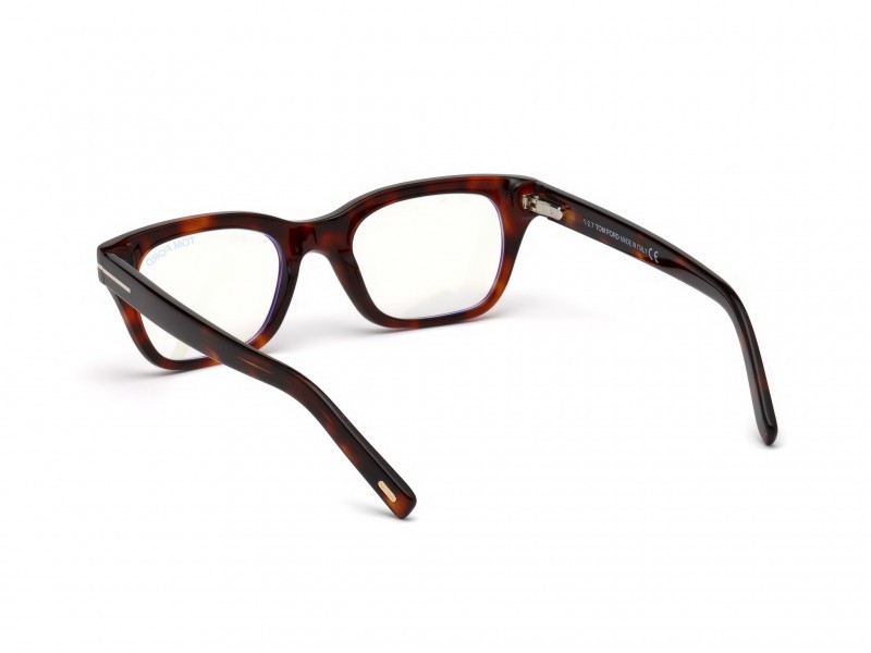 Occhiali da vista Tom Ford FT5536-B (054) colore avana rossa forma geometrico 