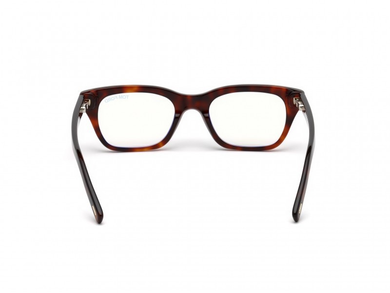 Occhiali da vista Tom Ford FT5536-B (054) colore avana rossa forma geometrico 