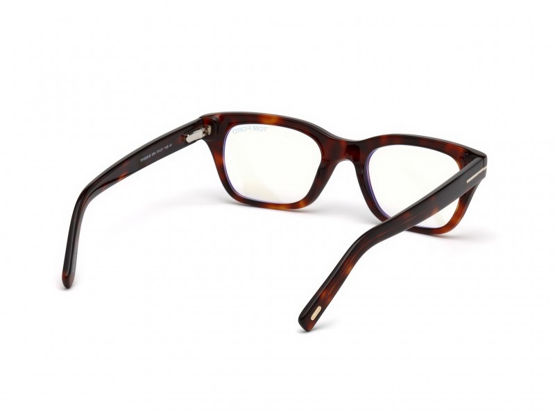Occhiali da vista Tom Ford FT5536-B (054) colore avana rossa forma geometrico 