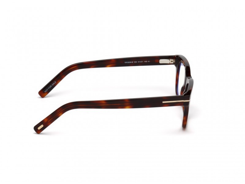 Occhiali da vista Tom Ford FT5536-B (054) colore avana rossa forma geometrico 