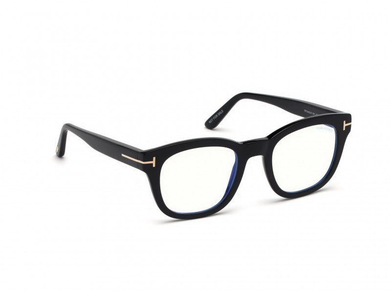 Occhiali da vista Tom Ford FT5542-B (001) colore nero lucido forma geometrico 