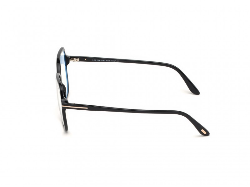 Eyeglasses Tom Ford FT5578-B (001) color nero lucido shape geometric 