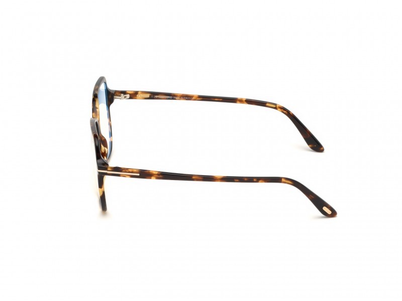 Eyeglasses Tom Ford FT5578-B (052) color avana scura shape geometric 