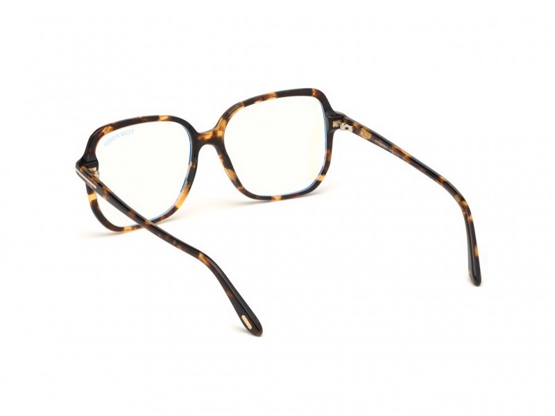Eyeglasses Tom Ford FT5578-B (052) color avana scura shape geometric 