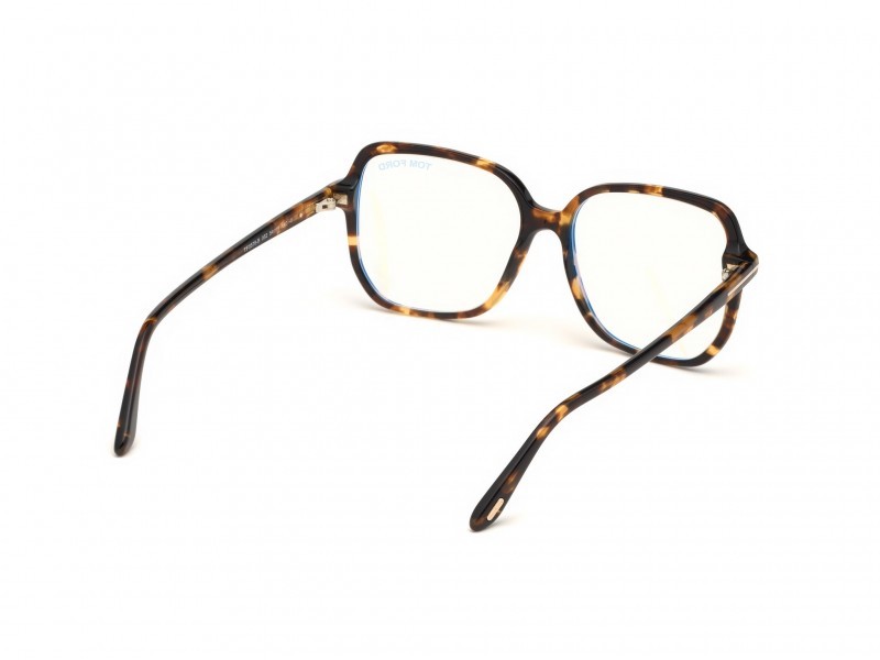 Eyeglasses Tom Ford FT5578-B (052) color avana scura shape geometric 