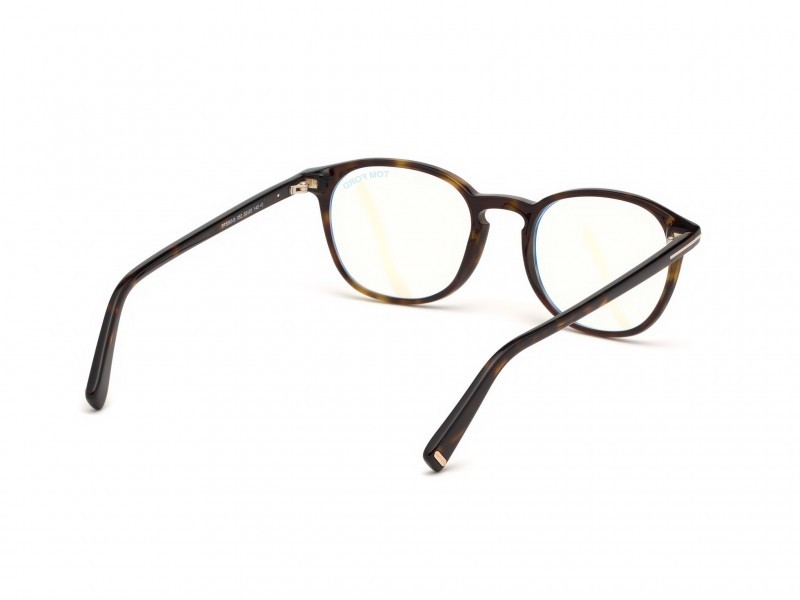 Occhiali da vista Tom Ford FT5583-B (052) colore avana scura forma geometrico 