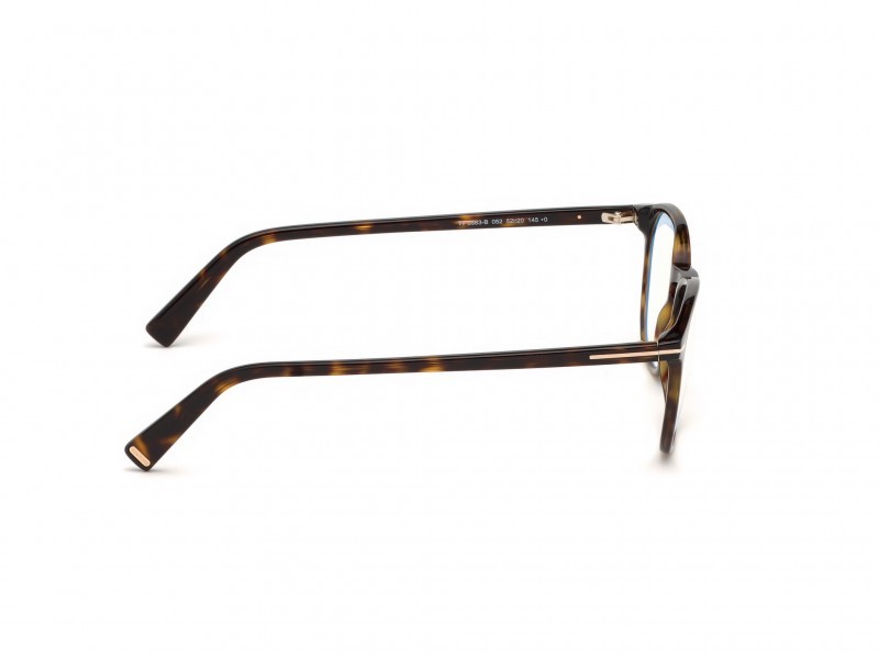 Occhiali da vista Tom Ford FT5583-B (052) colore avana scura forma geometrico 