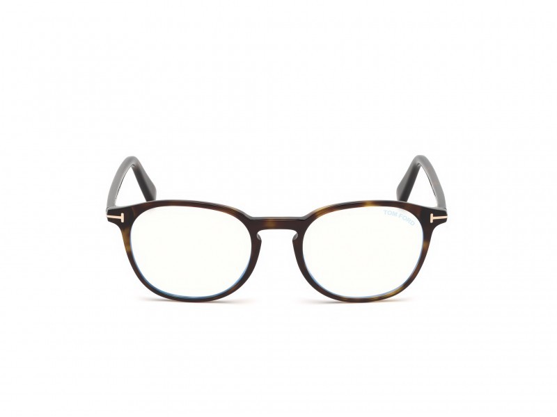 Occhiali da vista Tom Ford FT5583-B (052) colore avana scura forma geometrico 