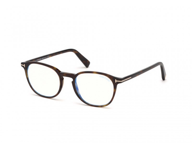 Occhiali da vista Tom Ford FT5583-B (052) colore avana scura forma geometrico 