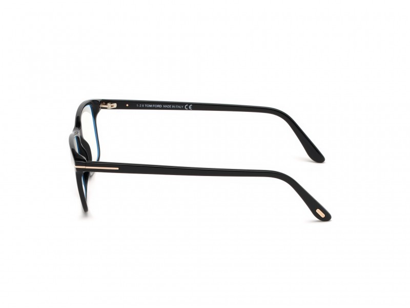 Occhiali da vista Tom Ford FT5584-B (001) colore nero lucido forma geometrico 