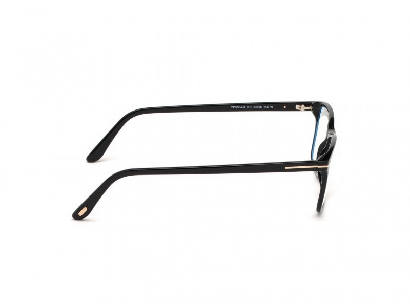 Occhiali da vista Tom Ford FT5584-B (001) colore nero lucido forma geometrico 