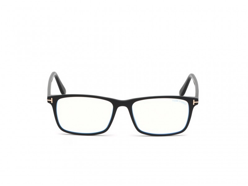 Occhiali da vista Tom Ford FT5584-B (001) colore nero lucido forma geometrico 