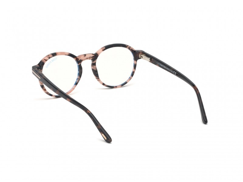 Brillen Tom Ford FT5606-B (055) farbe avana colorata form rund 