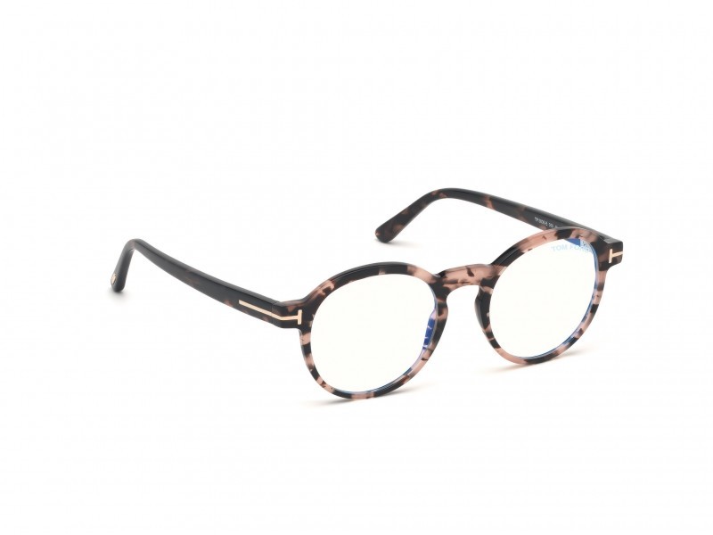 Brillen Tom Ford FT5606-B (055) farbe avana colorata form rund 