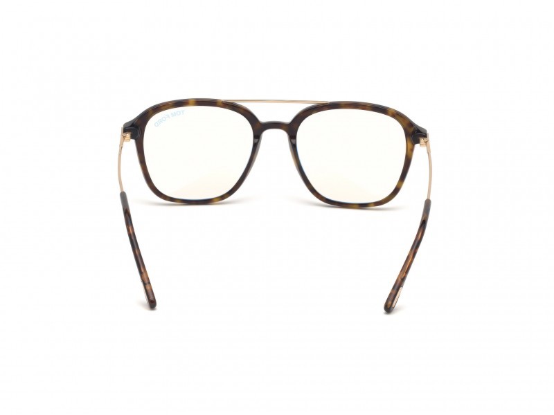 Occhiali da vista Tom Ford  FT5610-B (052) colore avana scura forma navigator 
