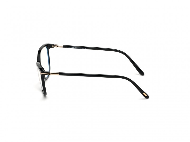 Occhiali da vista Tom Ford FT5616-B (001) colore nero lucido forma quadrato 