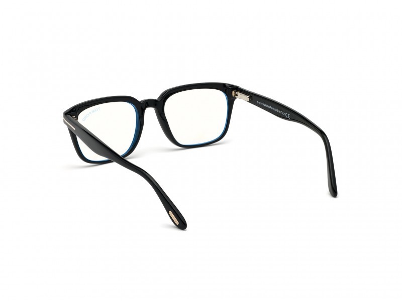 Occhiali da vista Tom Ford FT5626-B (001) colore nero lucido forma quadrato 