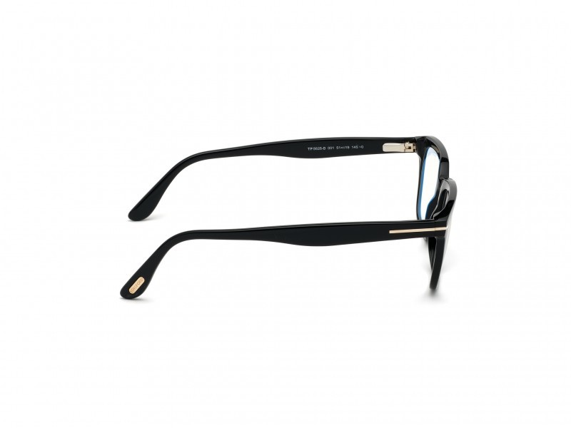 Occhiali da vista Tom Ford FT5626-B (001) colore nero lucido forma quadrato 