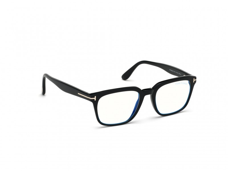 Occhiali da vista Tom Ford FT5626-B (001) colore nero lucido forma quadrato 