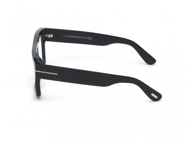 Occhiali da vista Tom Ford FT5634-B (001) colore nero lucido forma geometrico 