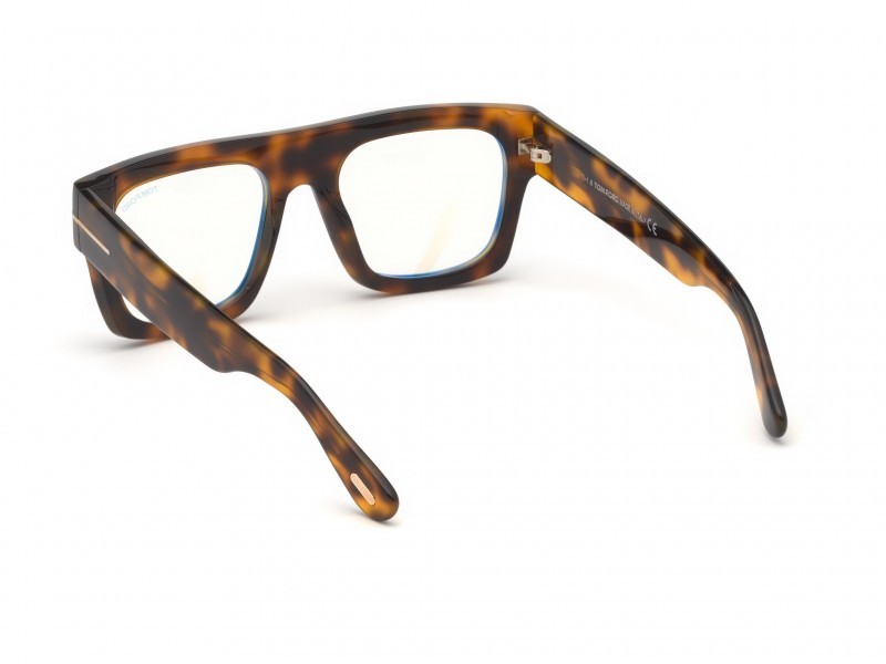 Eyeglasses Tom Ford FT5634-B (056) color avana/altro shape geometric 